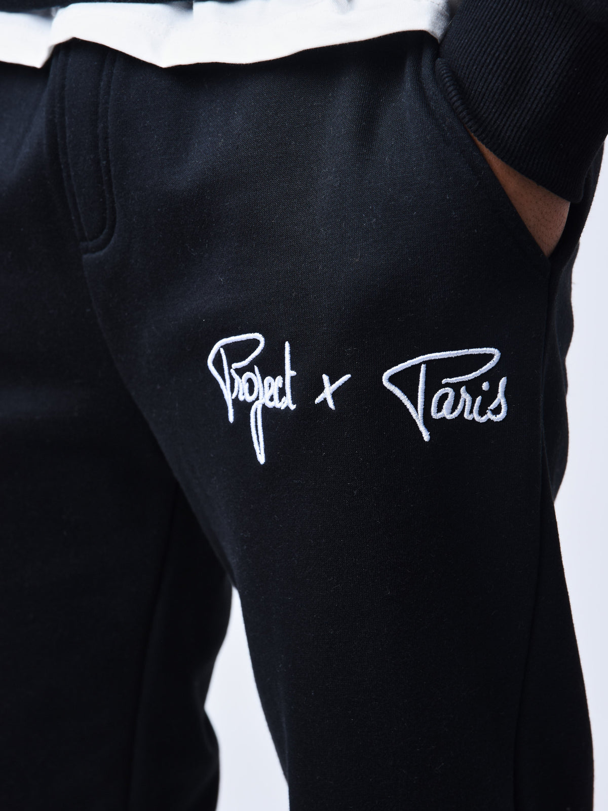 Bas de jogging Ceinture élastique tricoter logoté