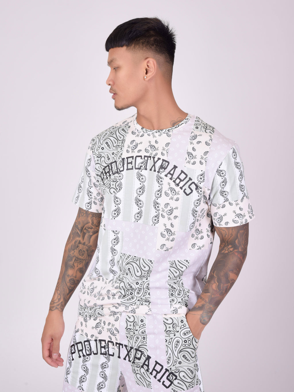 T-shirt avec motif "bandana"