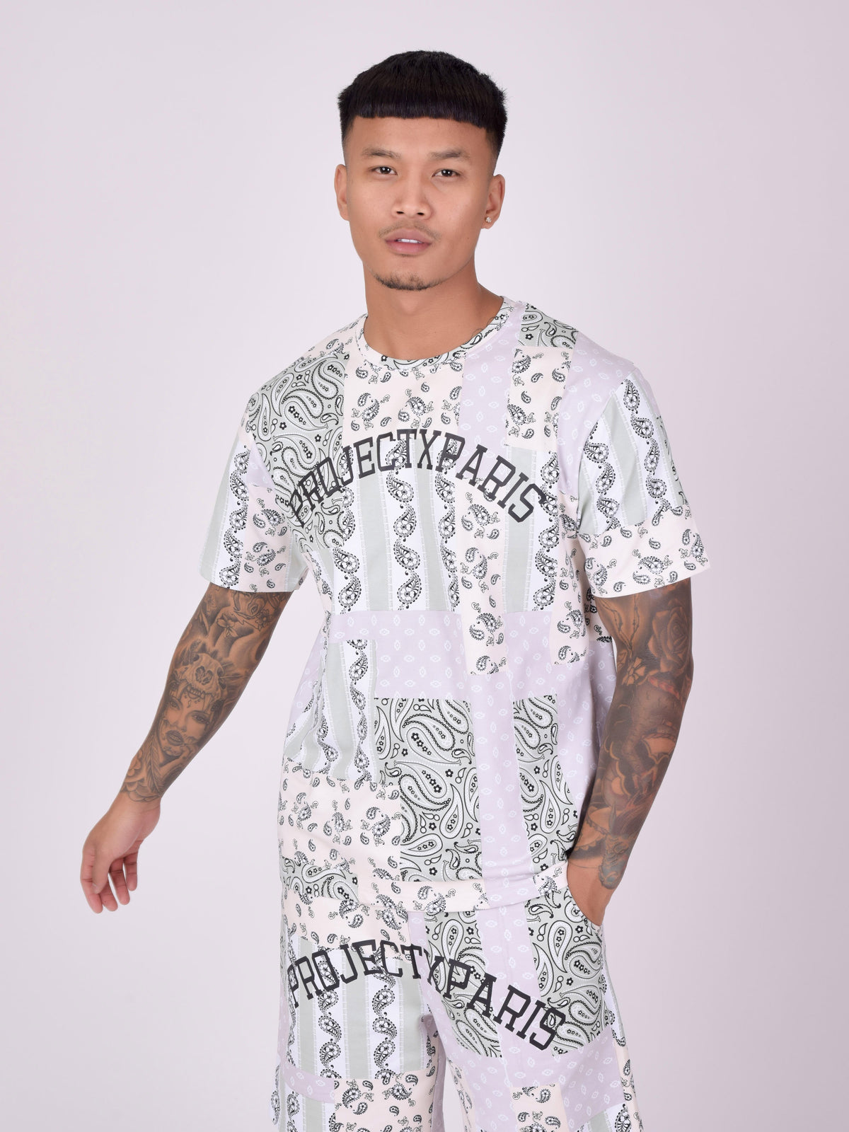 T-shirt avec motif "bandana"