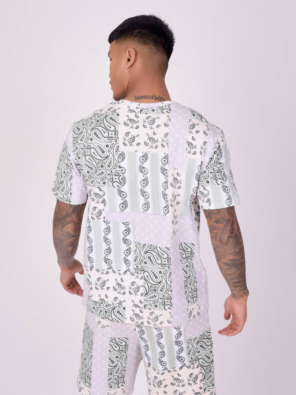T-shirt avec motif "bandana"