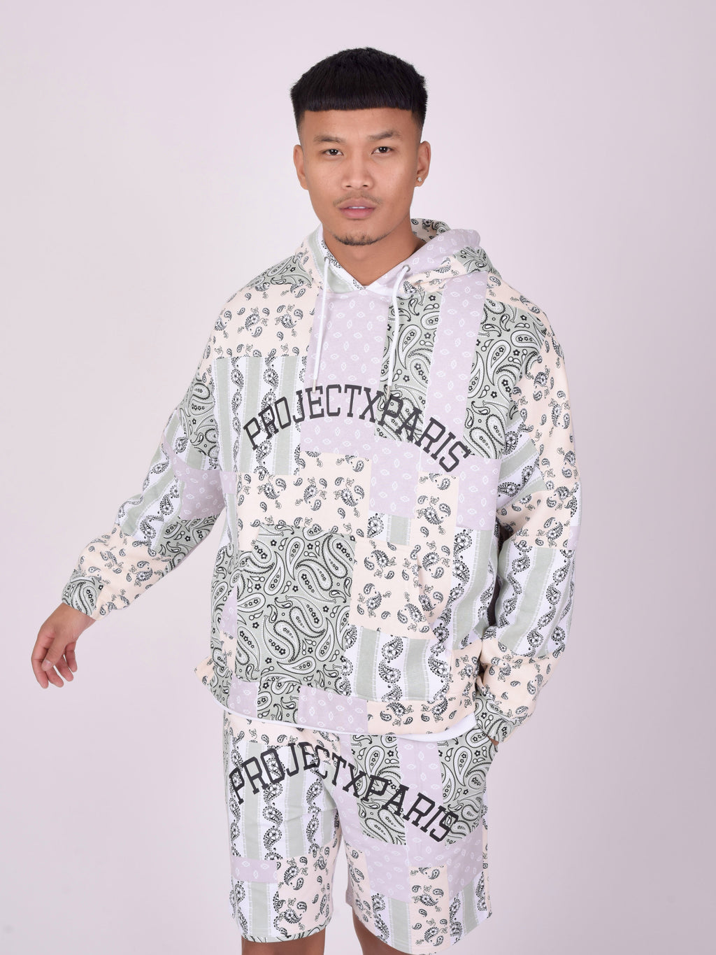 Sweat à Capuche avec motif "bandana"