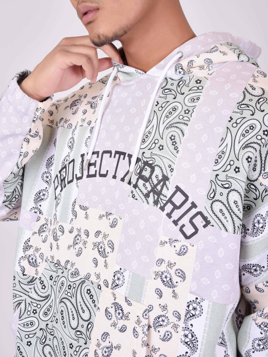 Sweat à Capuche avec motif "bandana"