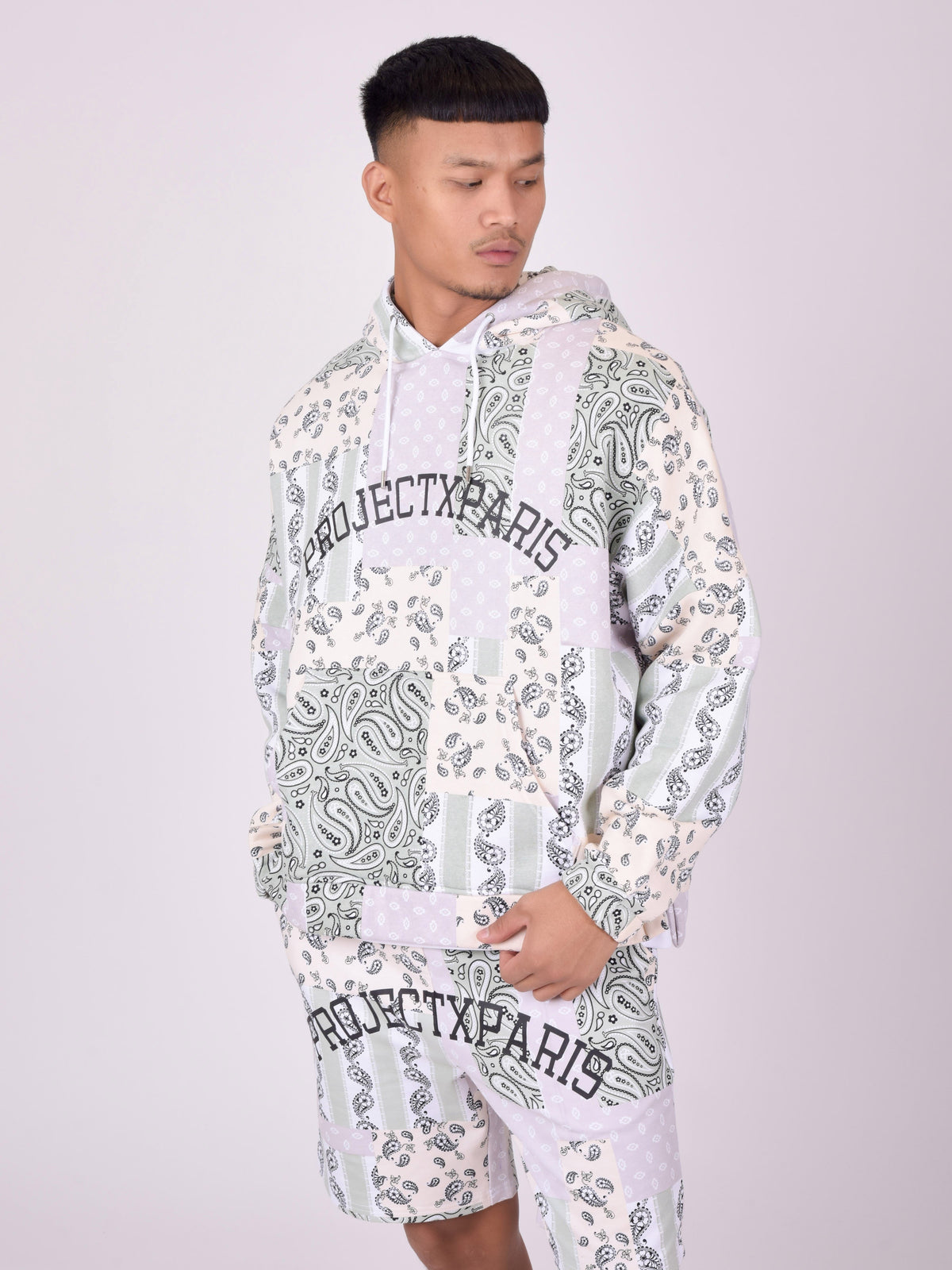 Sweat à Capuche avec motif "bandana"
