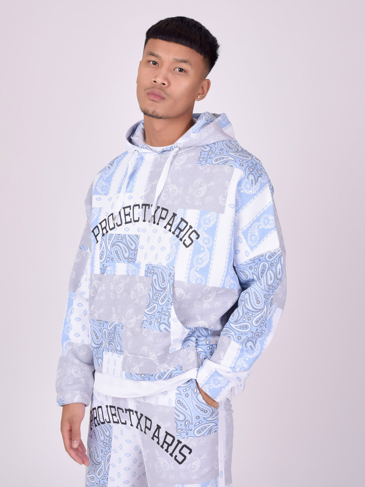 Sweat à Capuche avec motif "bandana"