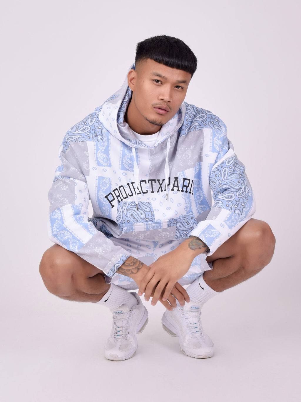 Sweat à Capuche avec motif "bandana"