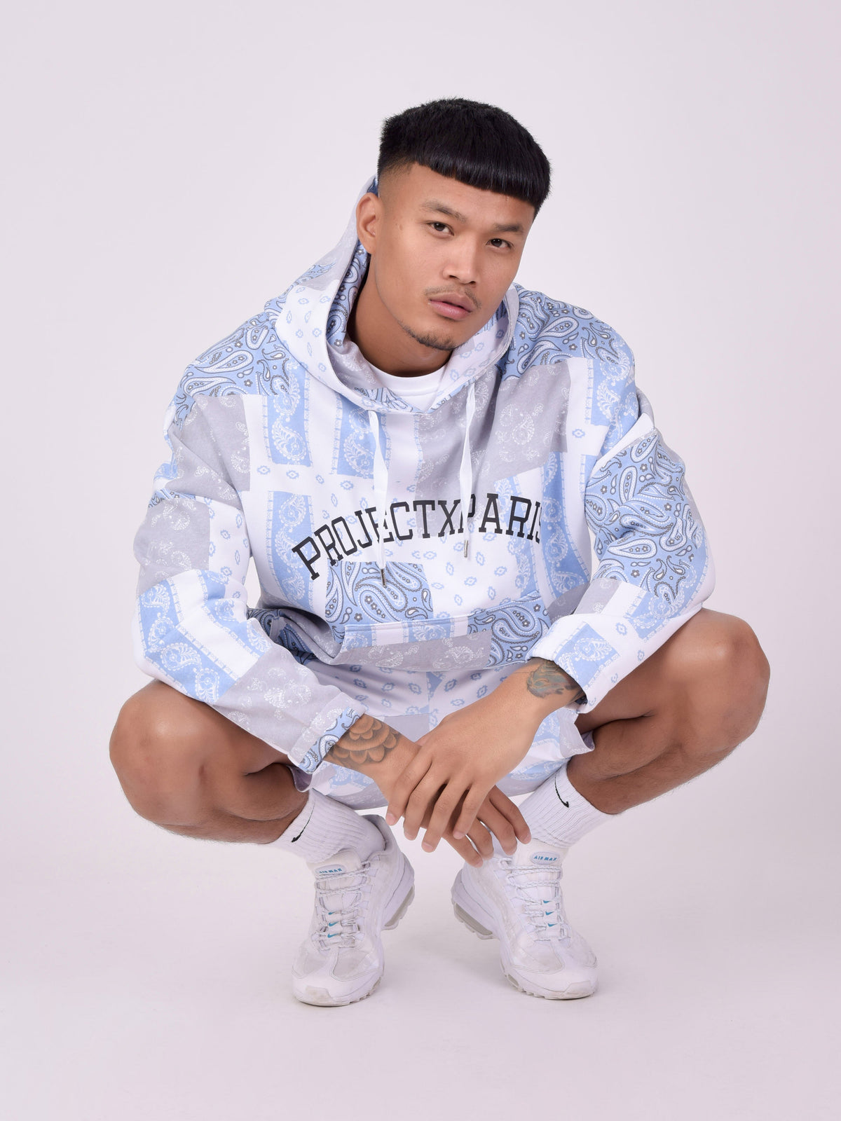 Sweat à Capuche avec motif "bandana"