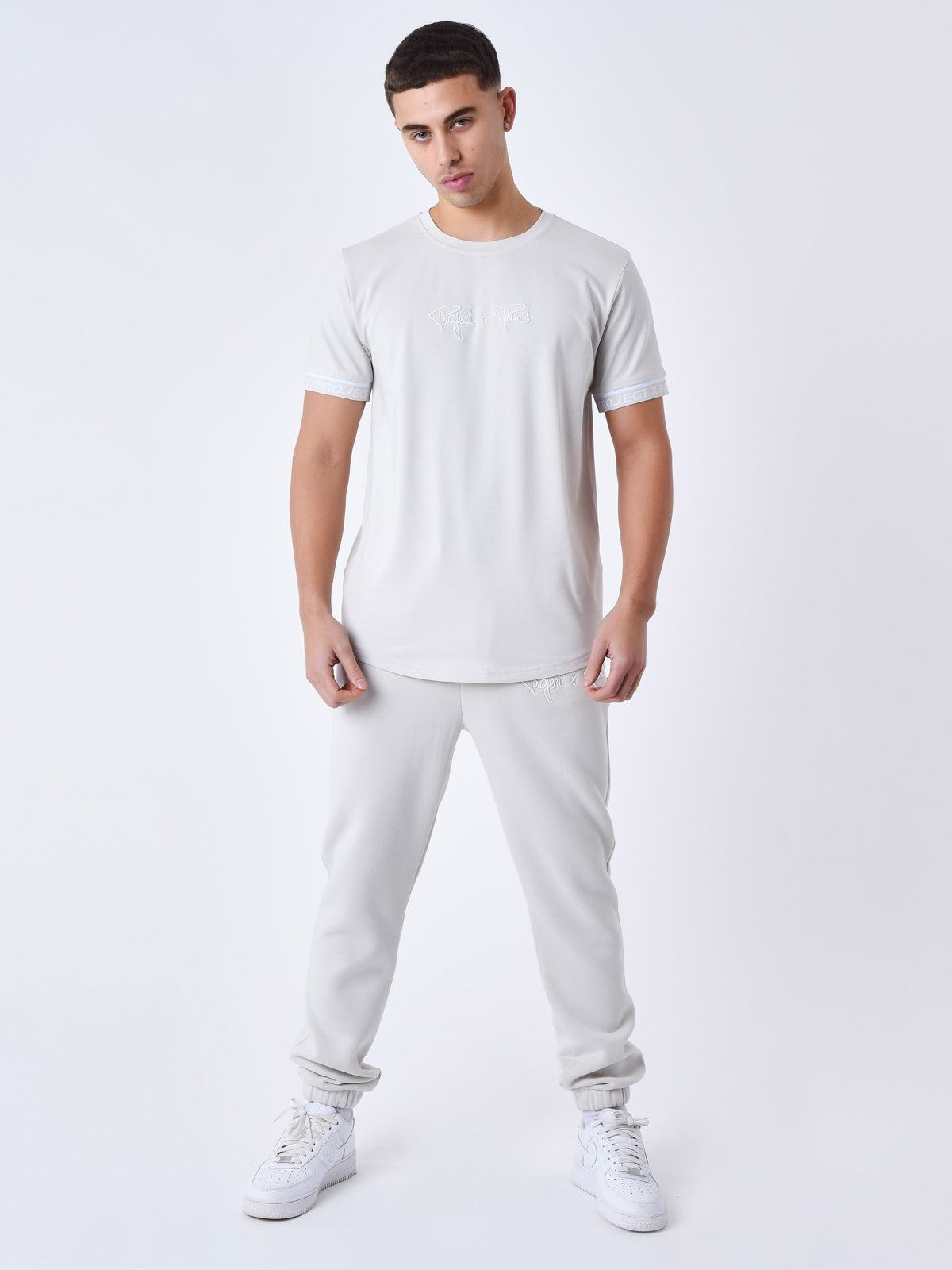 T-shirt a bandes élastiques