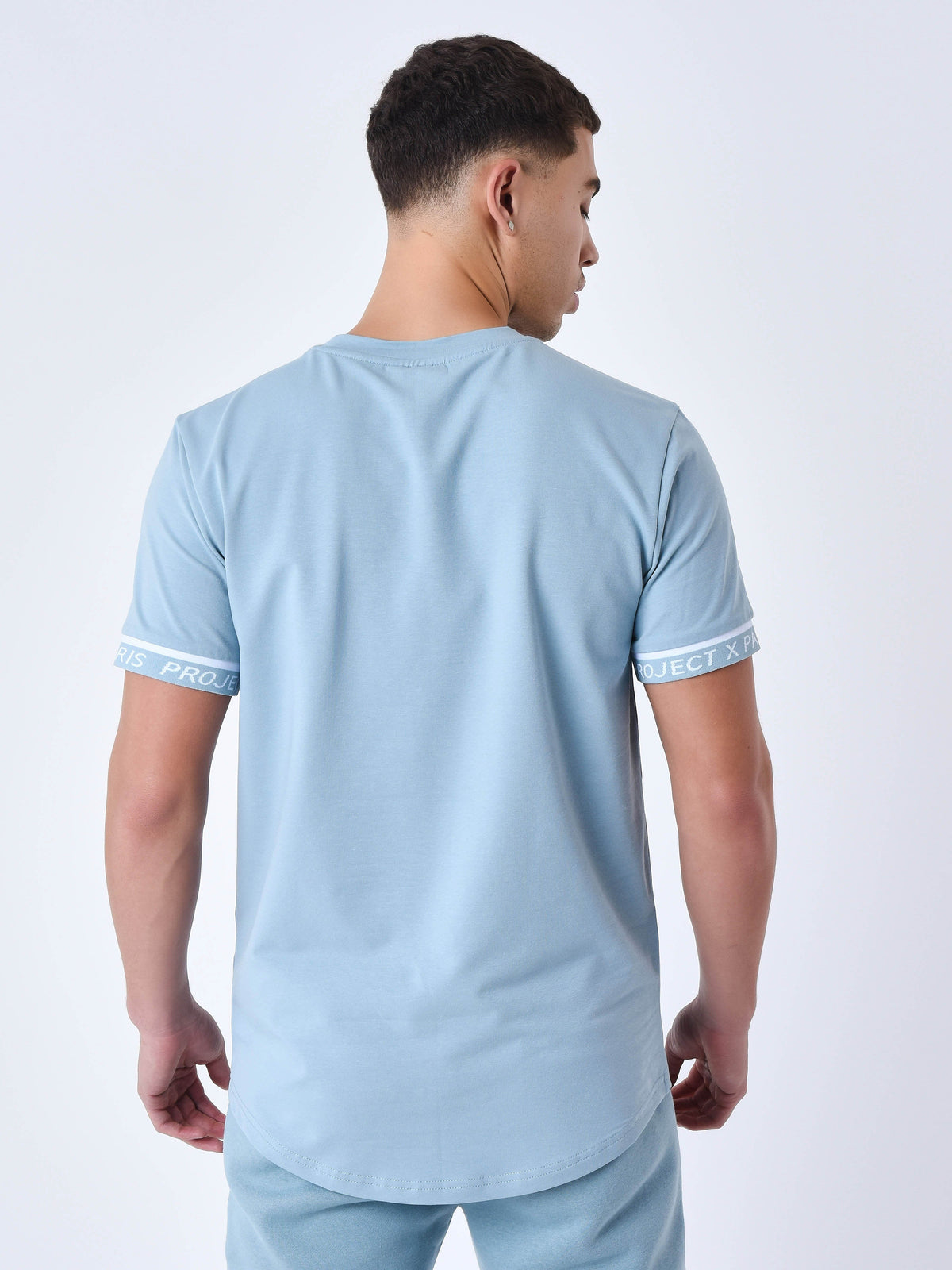 T-shirt a bandes élastiques