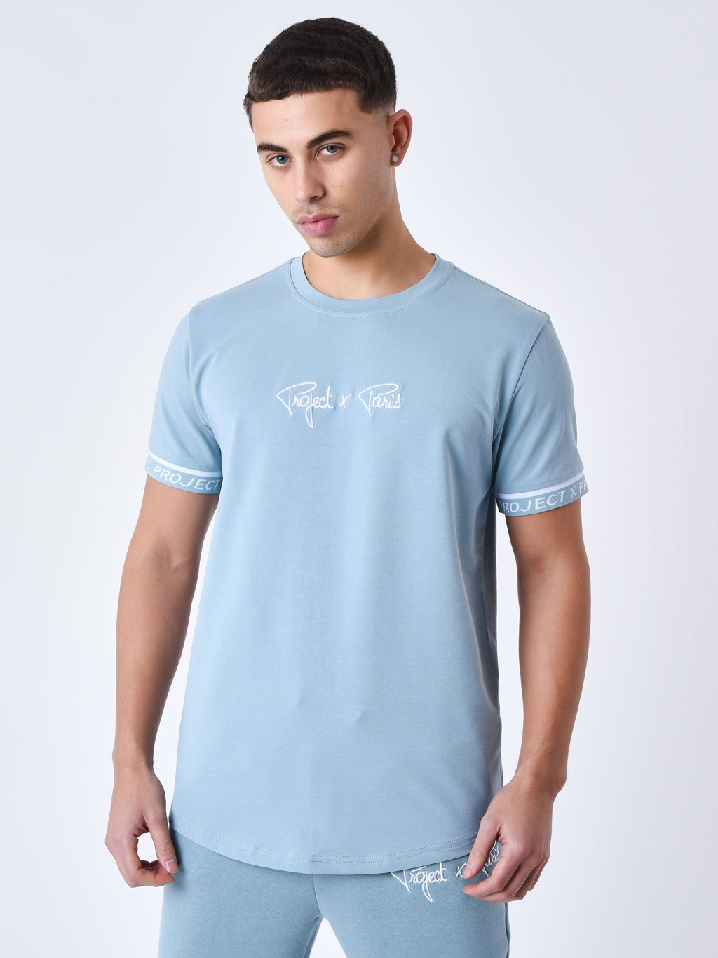 T-shirt a bandes élastiques
