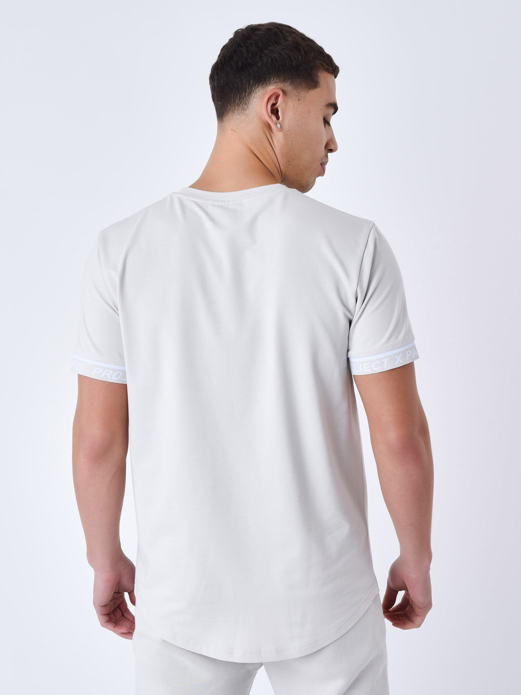 T-shirt a bandes élastiques