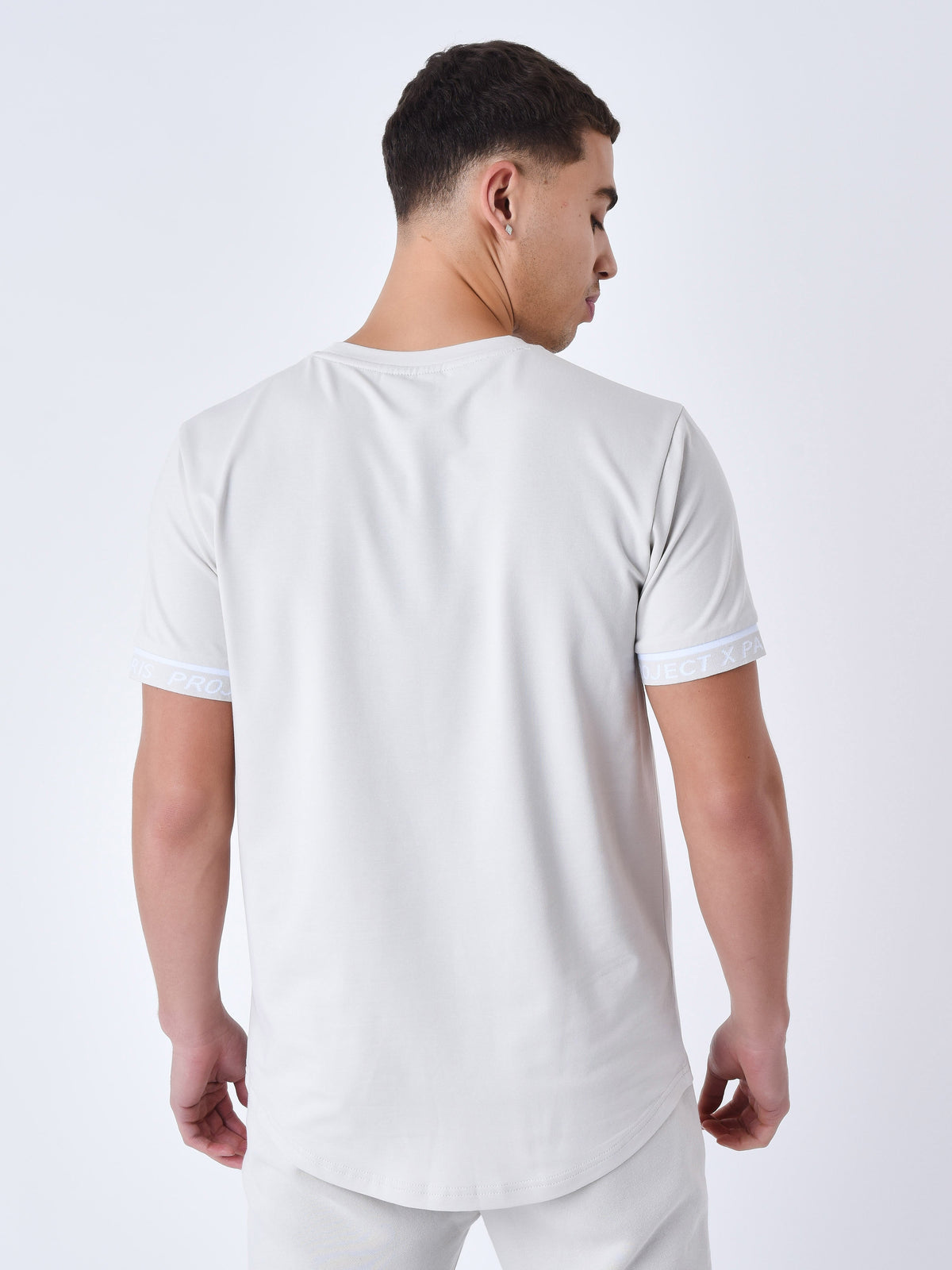T-shirt a bandes élastiques
