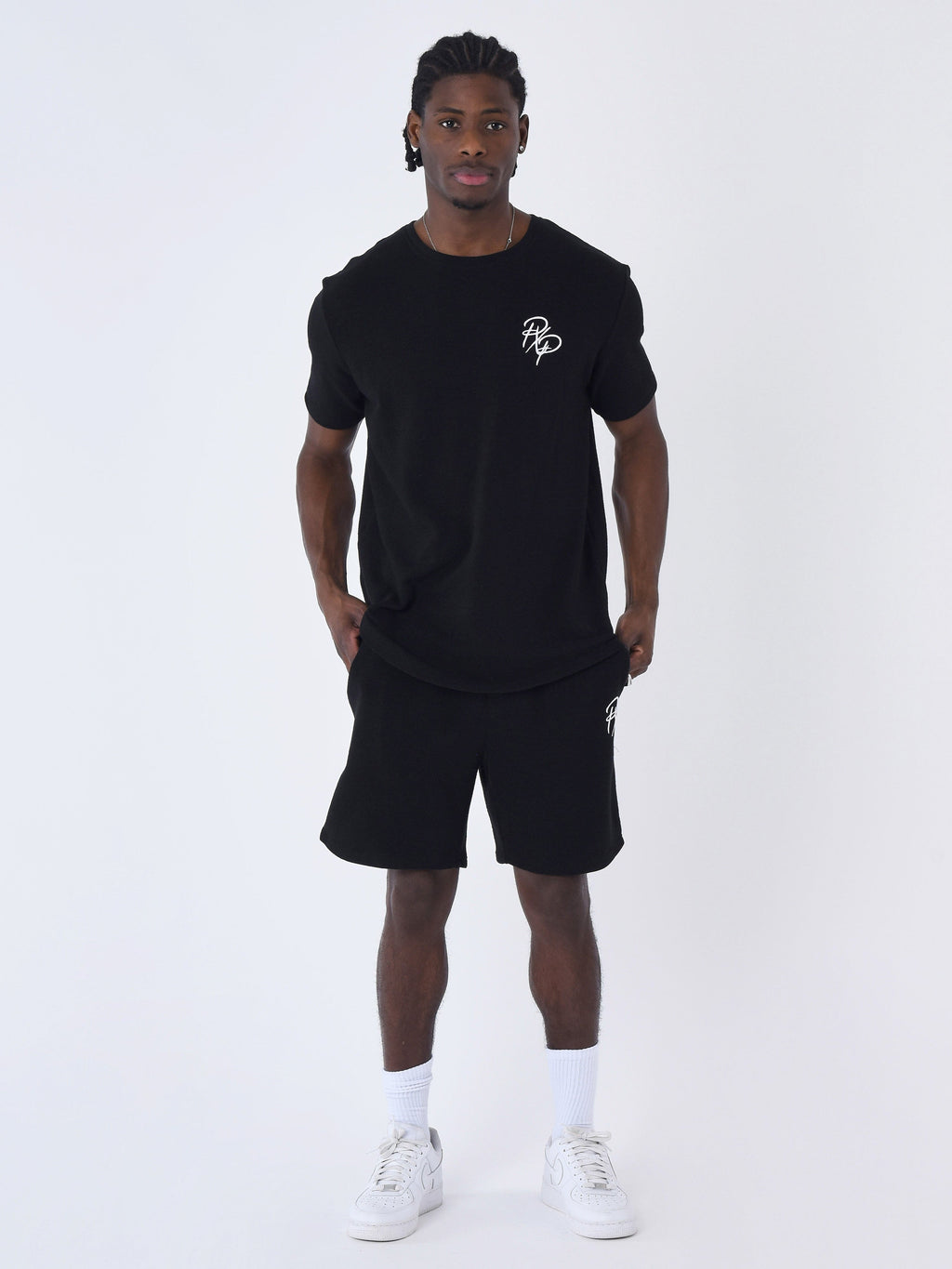 T-shirt uni texturé