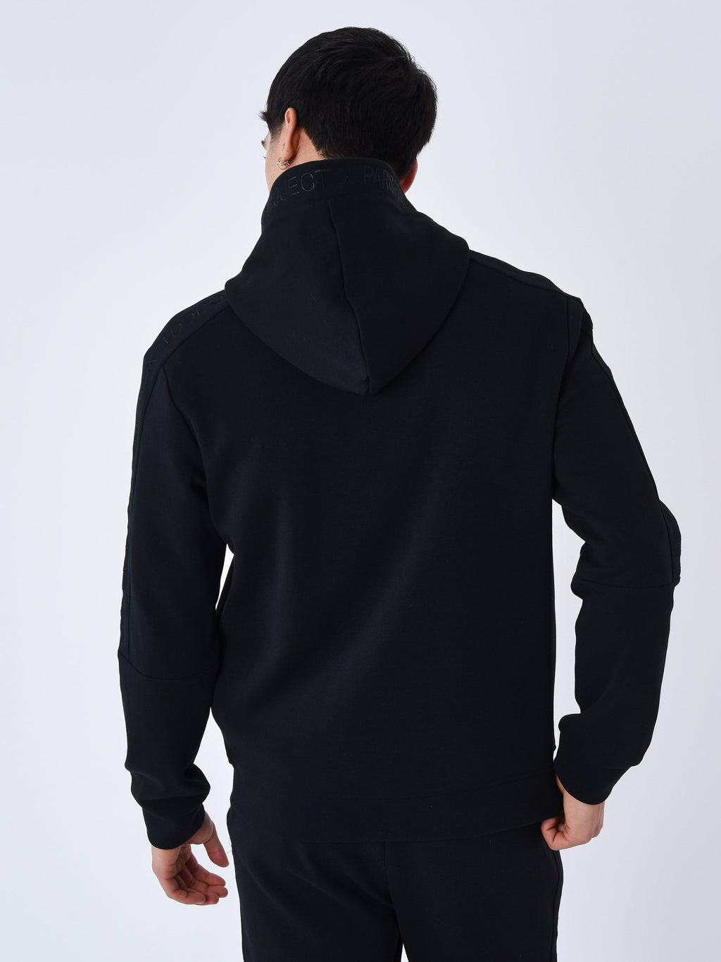 Sweat à Capuche zippé uni