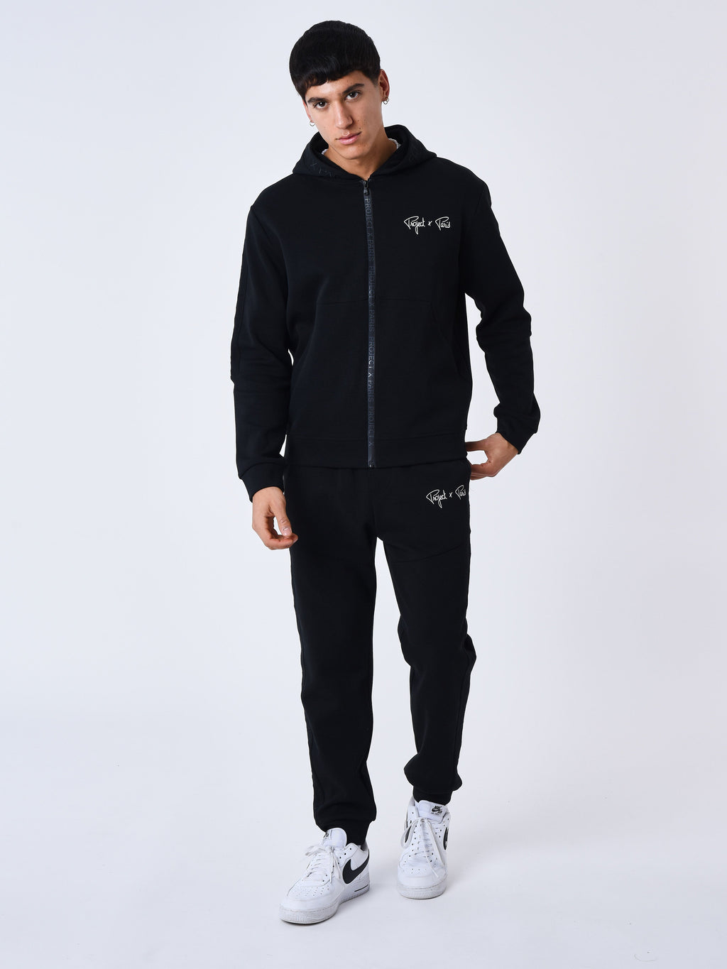 Sweat à Capuche zippé uni