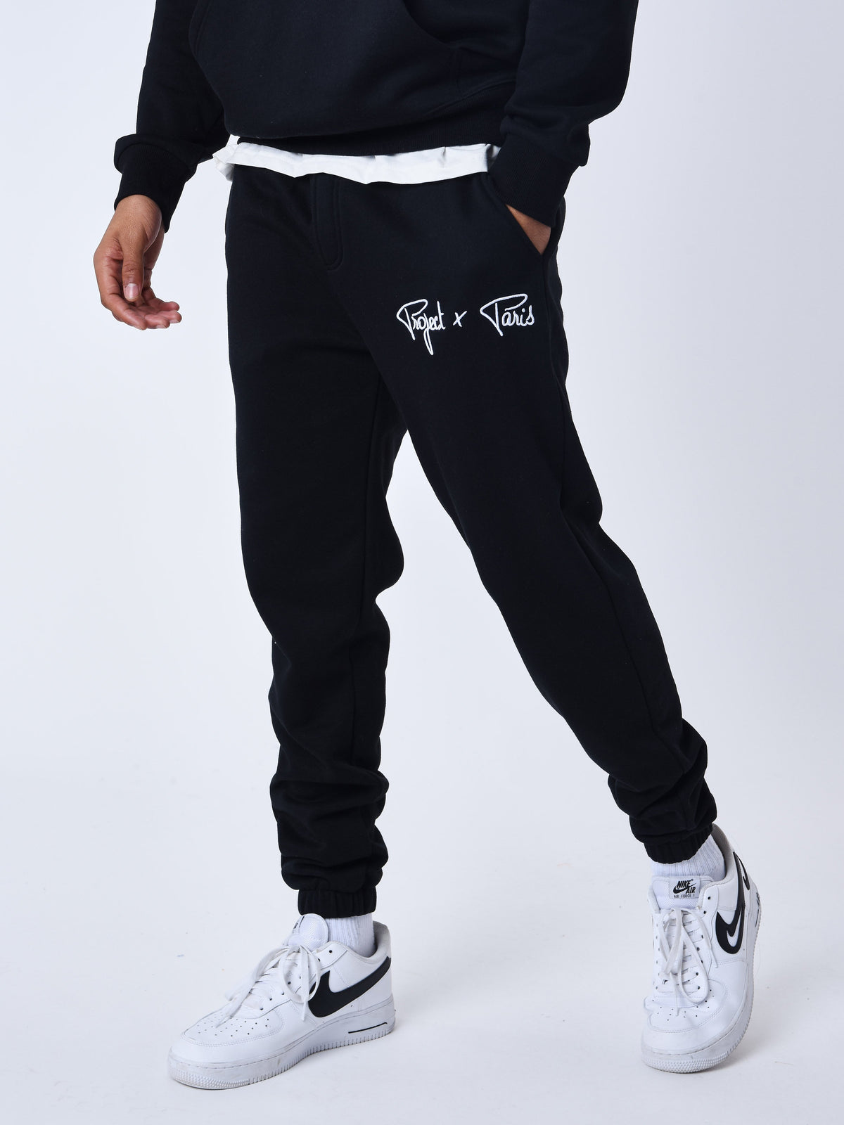 Bas de jogging Ceinture élastique tricoter logoté