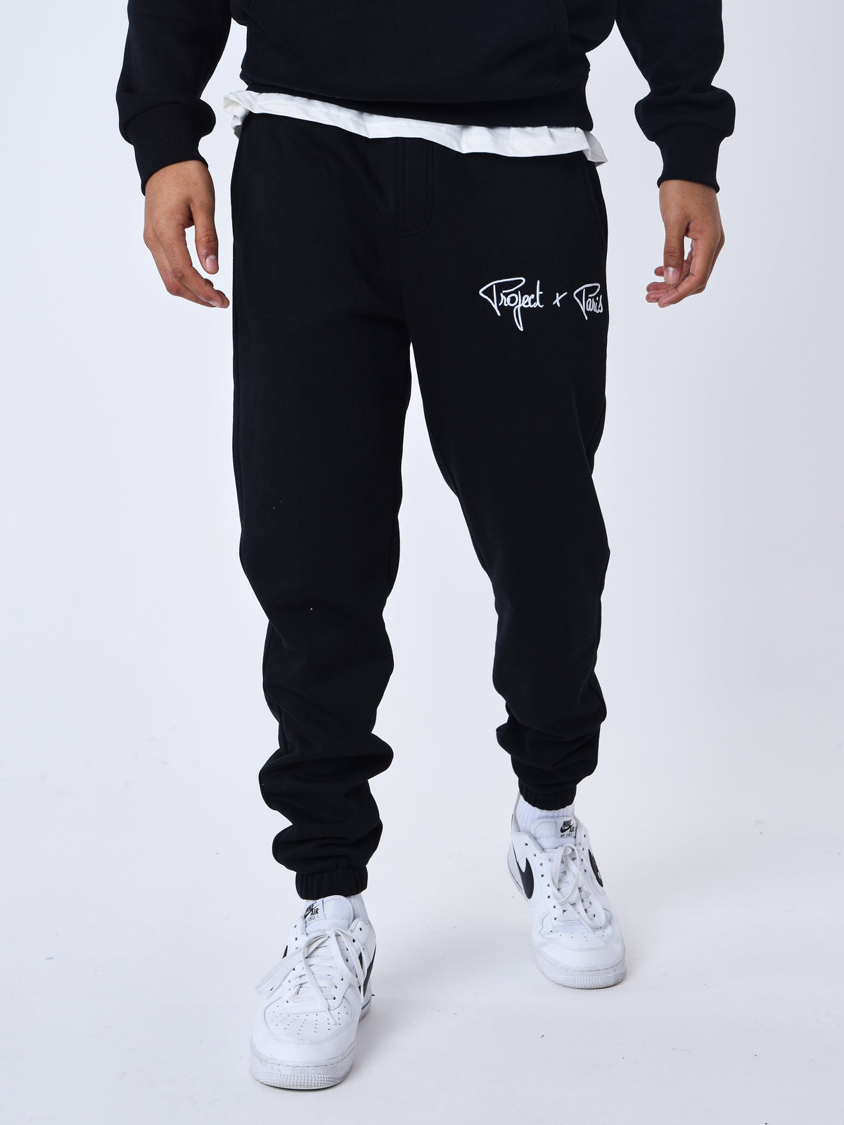 Bas de jogging Ceinture élastique tricoter logoté