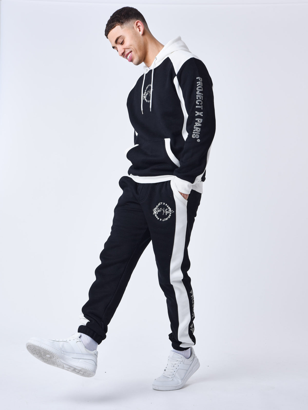 Bas de jogging bicolore