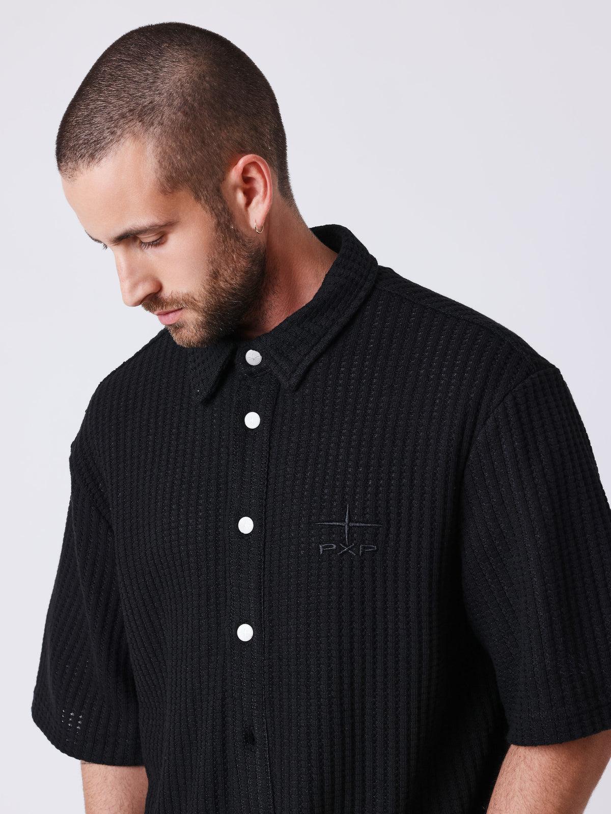 Chemise manches courtes Flower