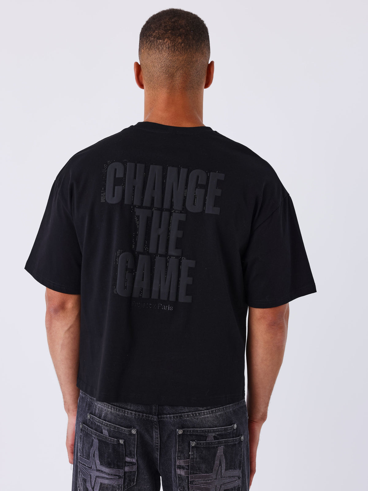 T-shirt manches courtes Strass