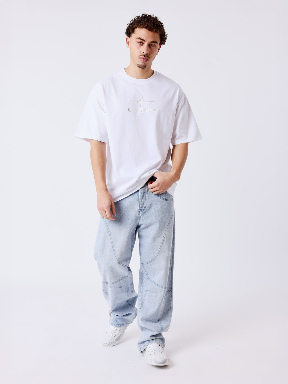 T-shirt manches courtes Strass