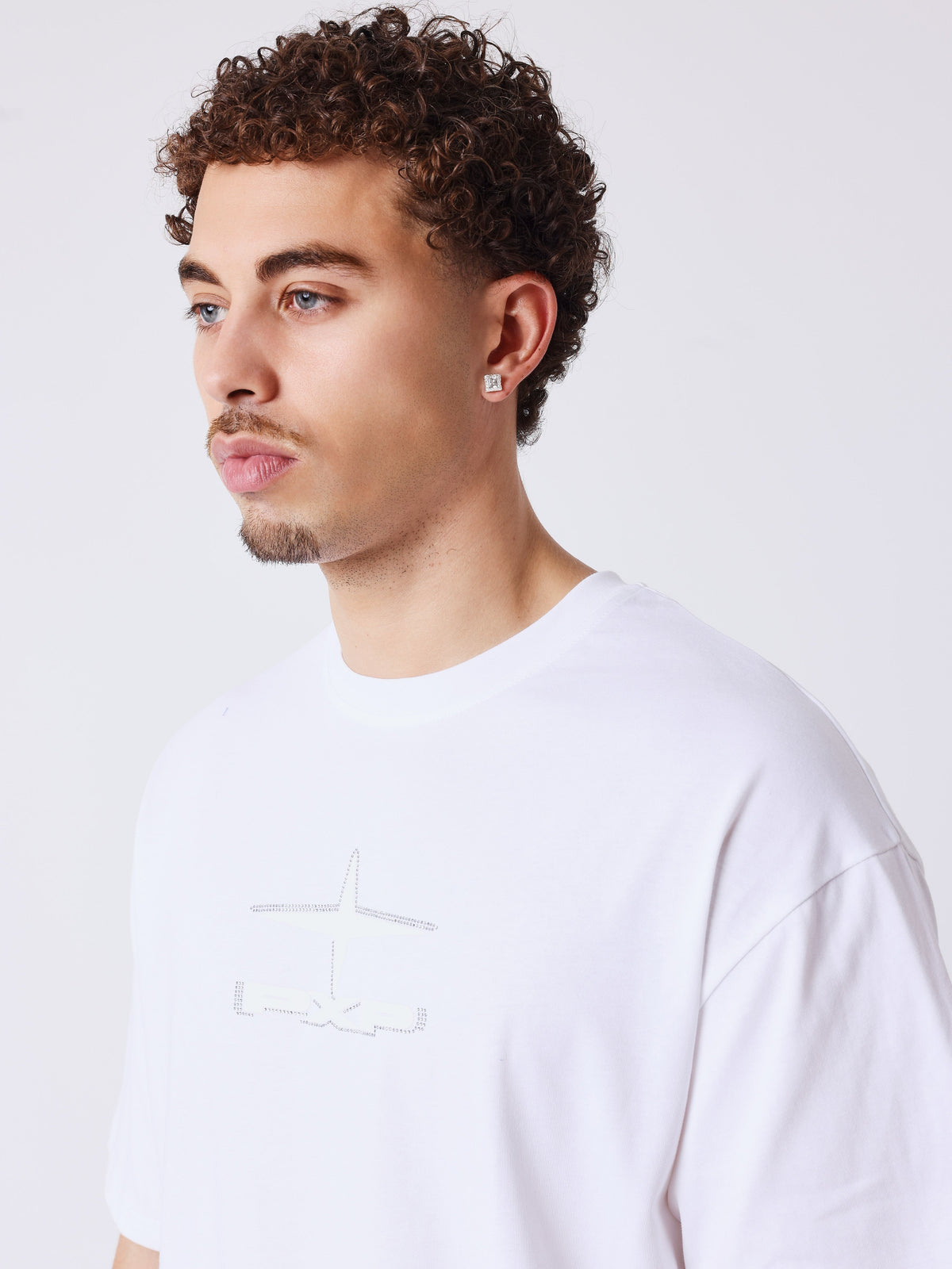 T-shirt manches courtes Strass