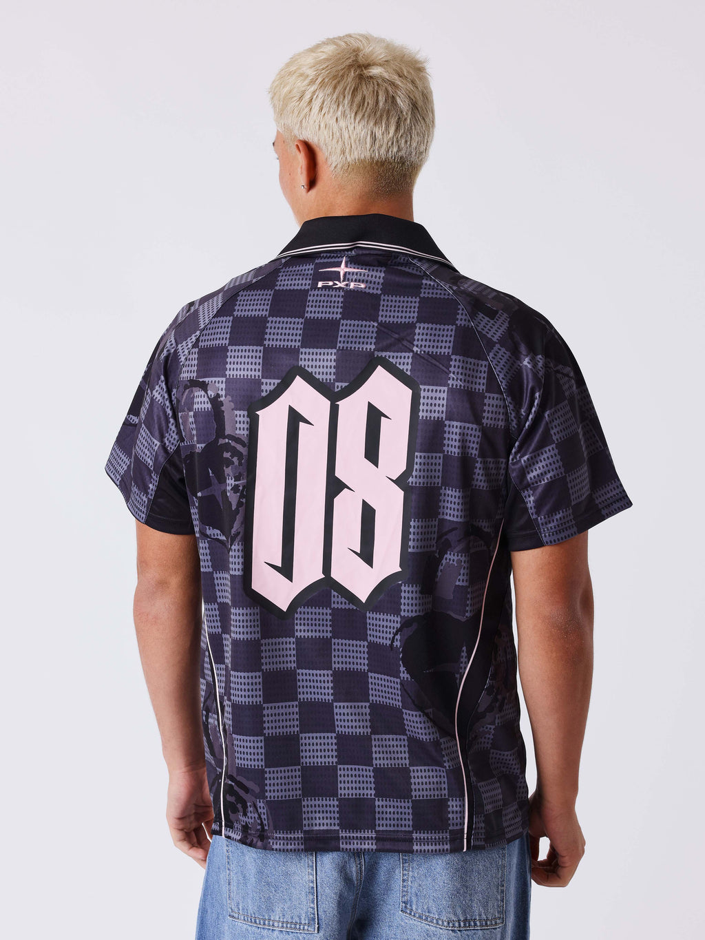 Maillot manches courtes à col polo Love story