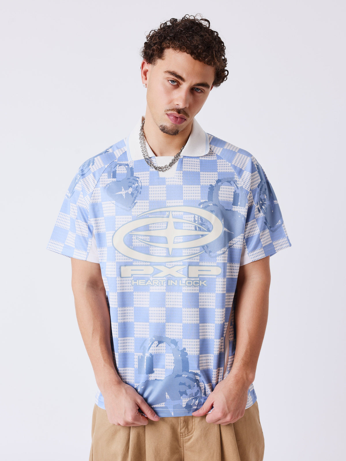 Maillot manches courtes à col polo Love story