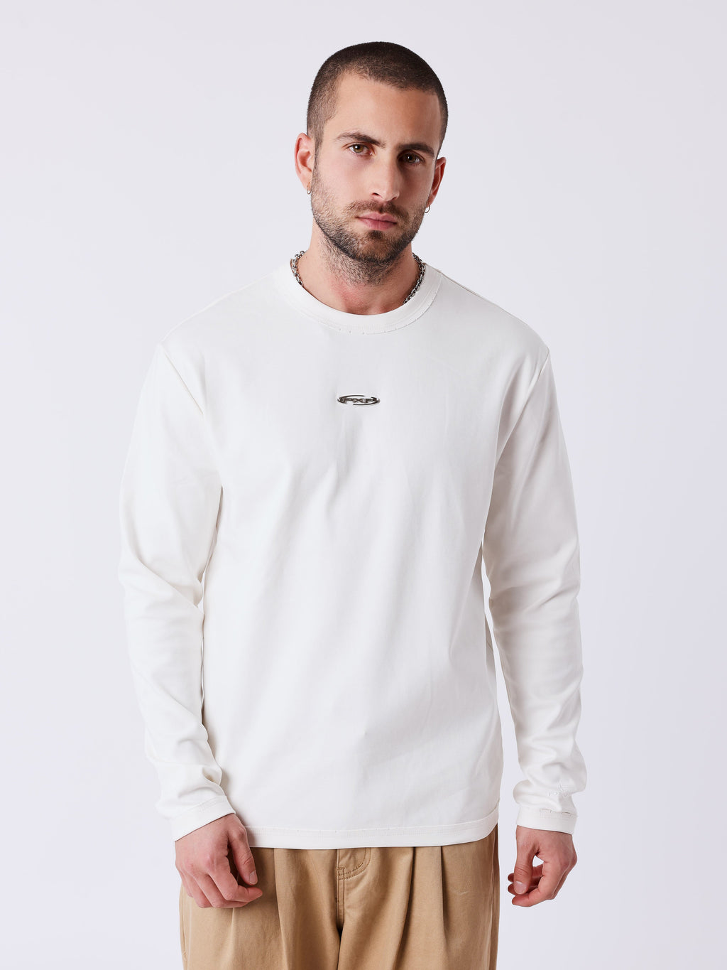 T-shirt manches longues destroy