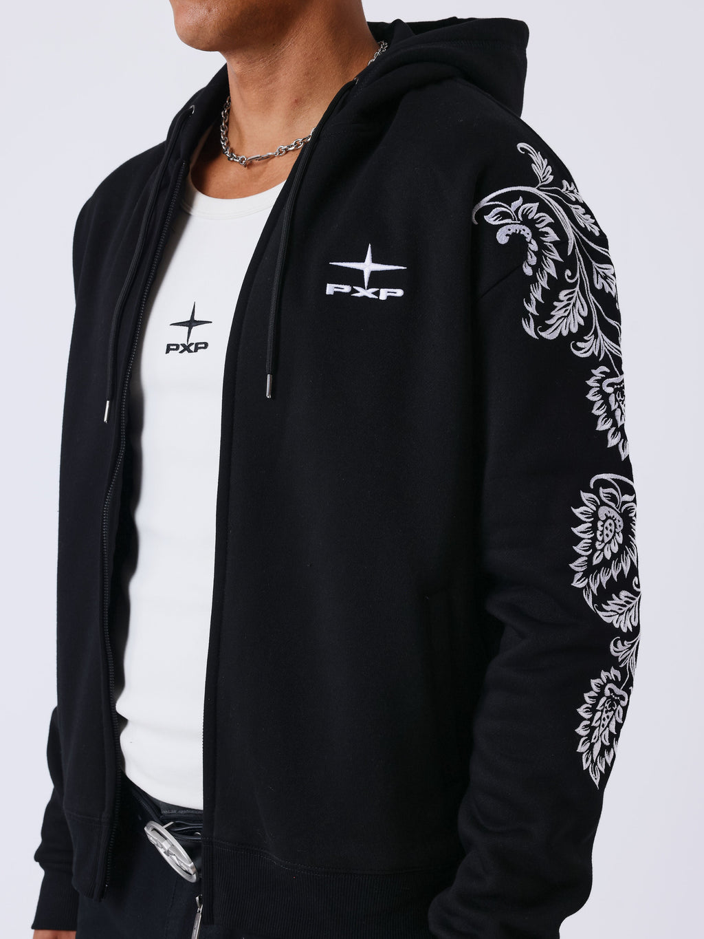 Sweat à capuche zippé Evasion