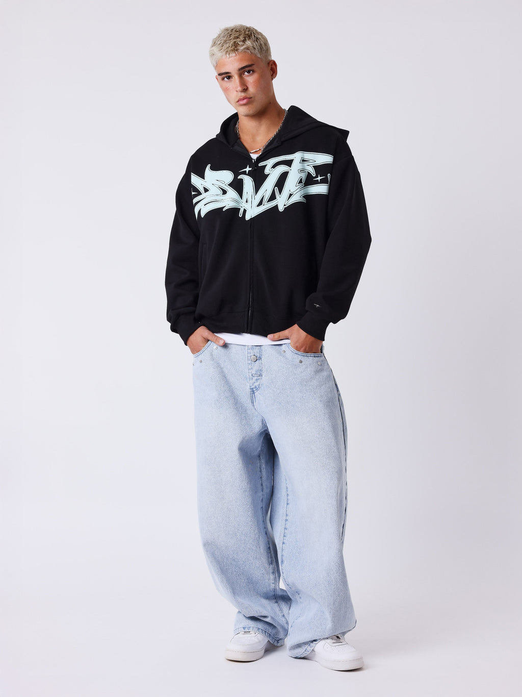 Sweat zippé à capuche Flare