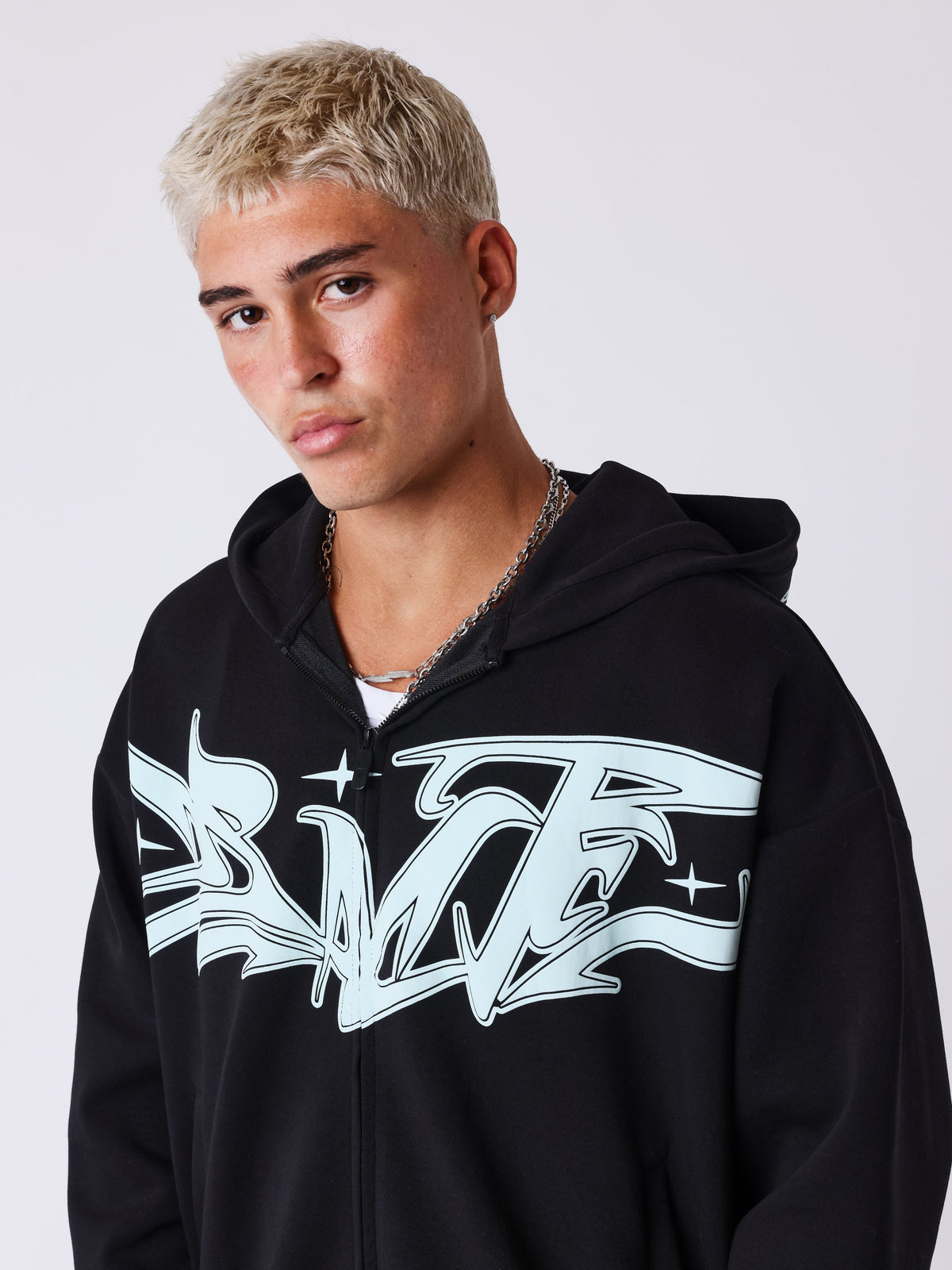 Sweat zippé à capuche Flare