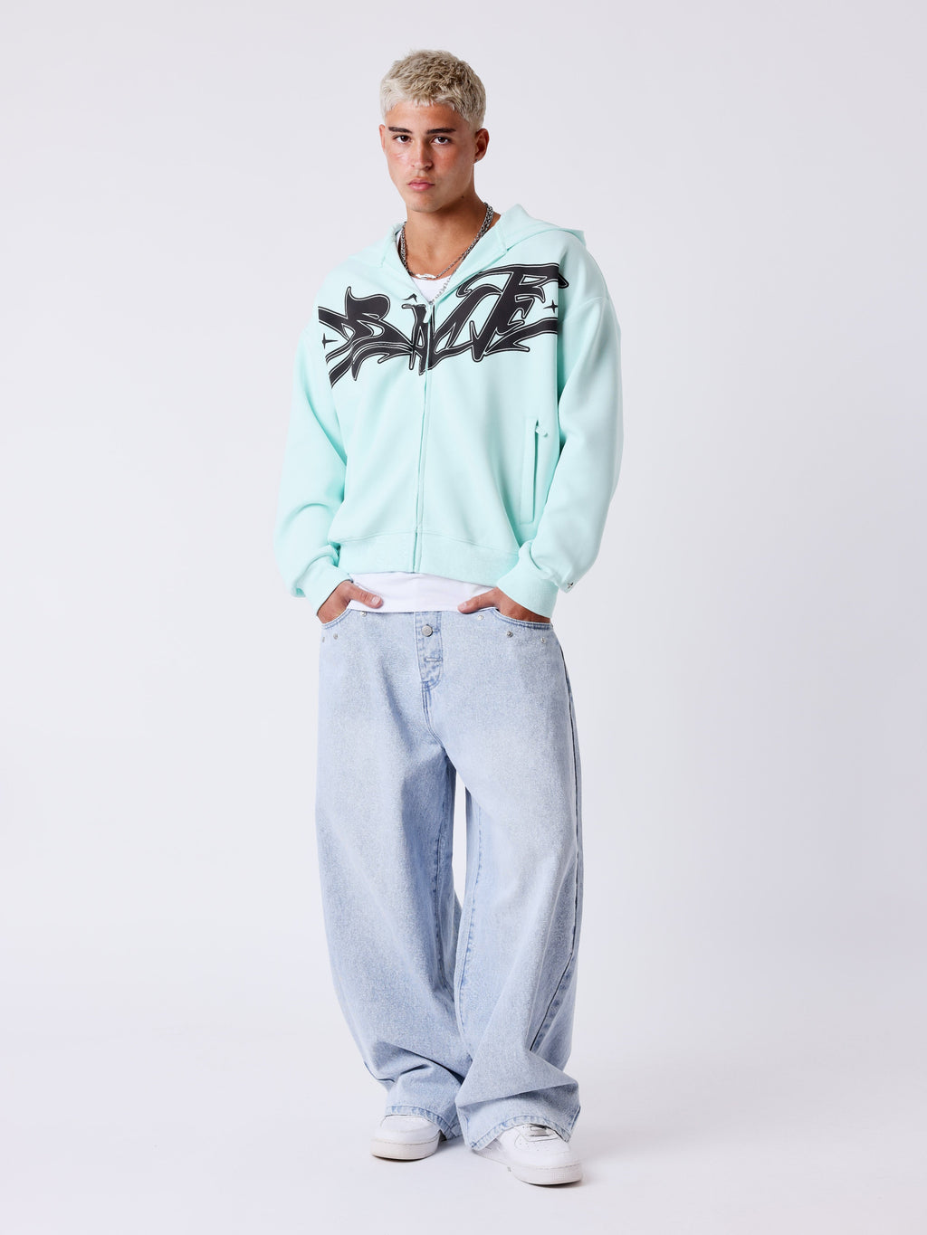 Sweat zippé à capuche Flare