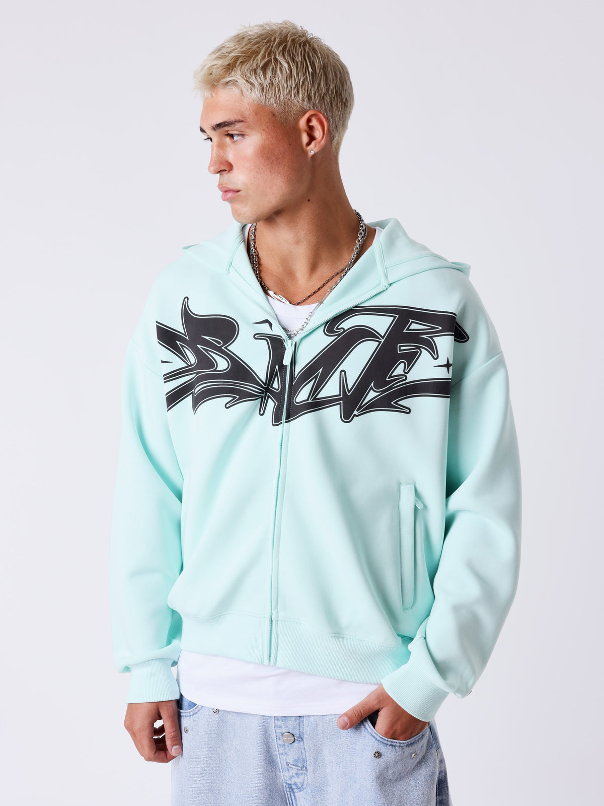 Sweat zippé à capuche Flare