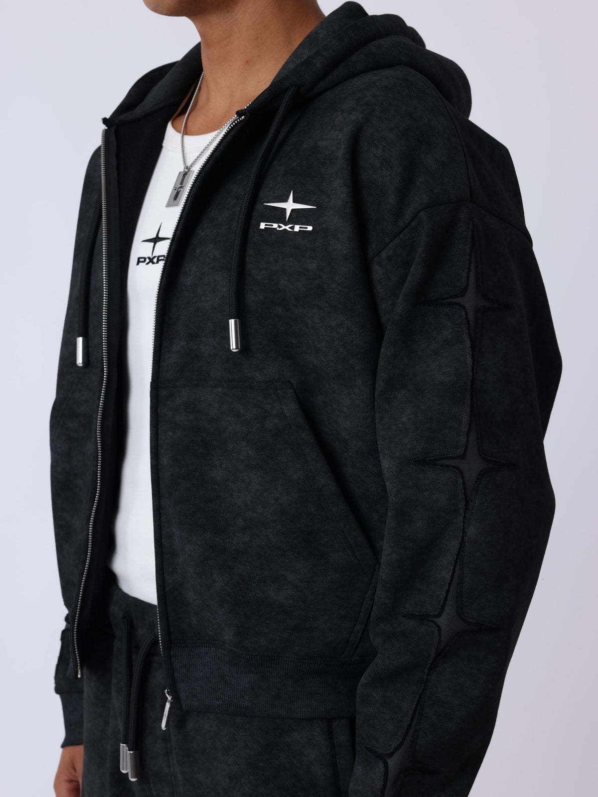 Sweats à capuche zippés Star