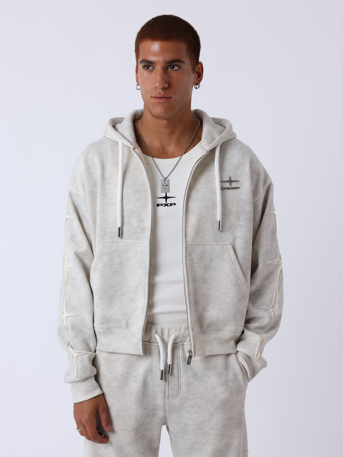 Sweats à capuche zippés Star
