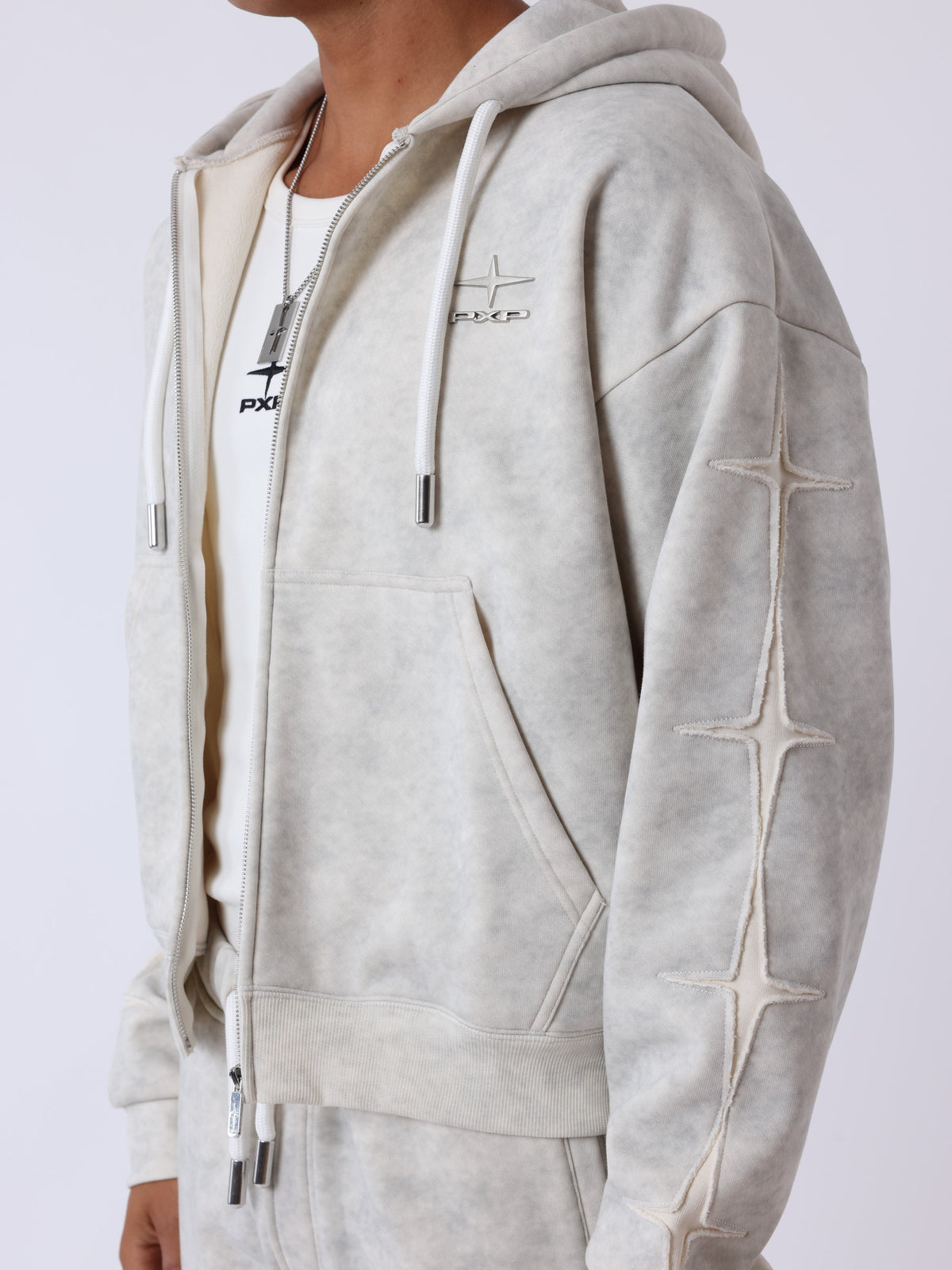 Sweats à capuche zippés Star