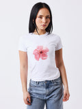 T-shirt manches courtes Hibiscus