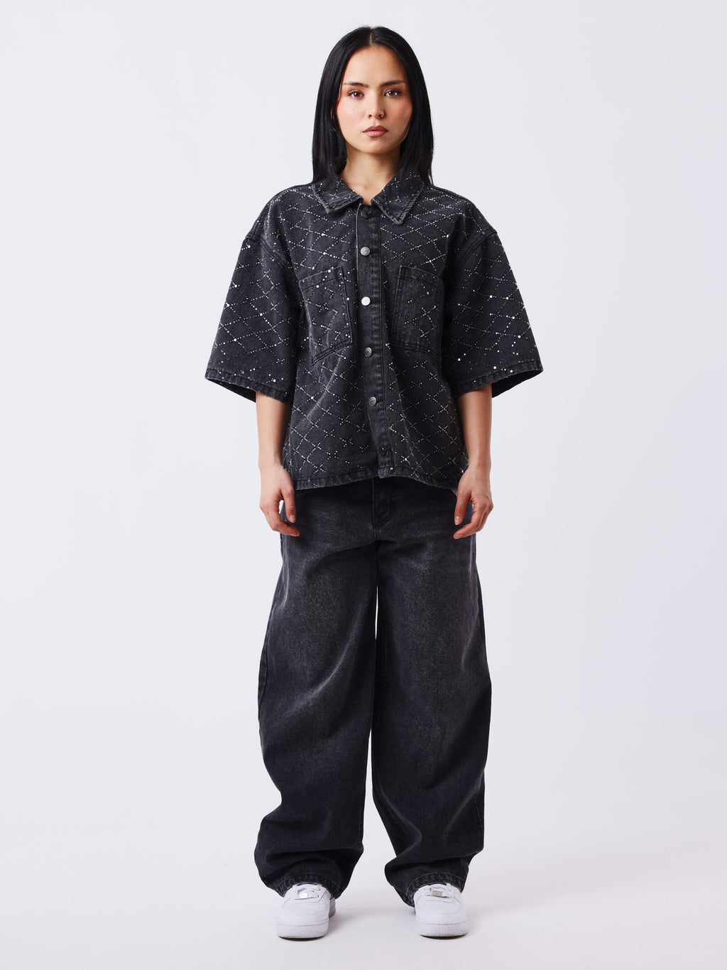 Surchemise denim manches courtes Precious