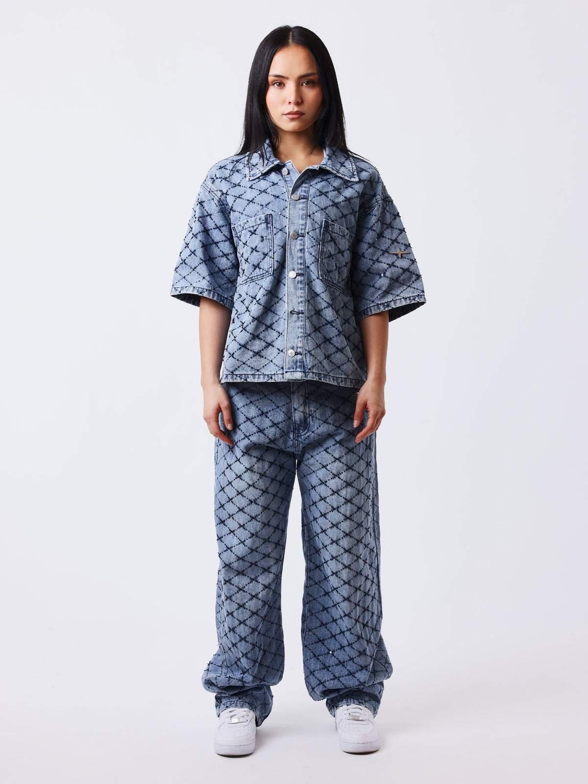 Surchemise denim manches courtes Precious