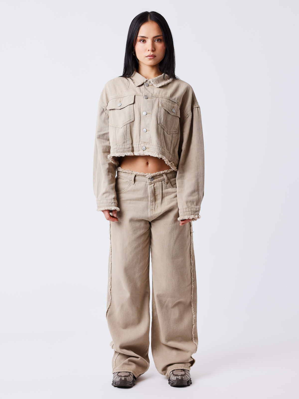 Veste courte Frayed