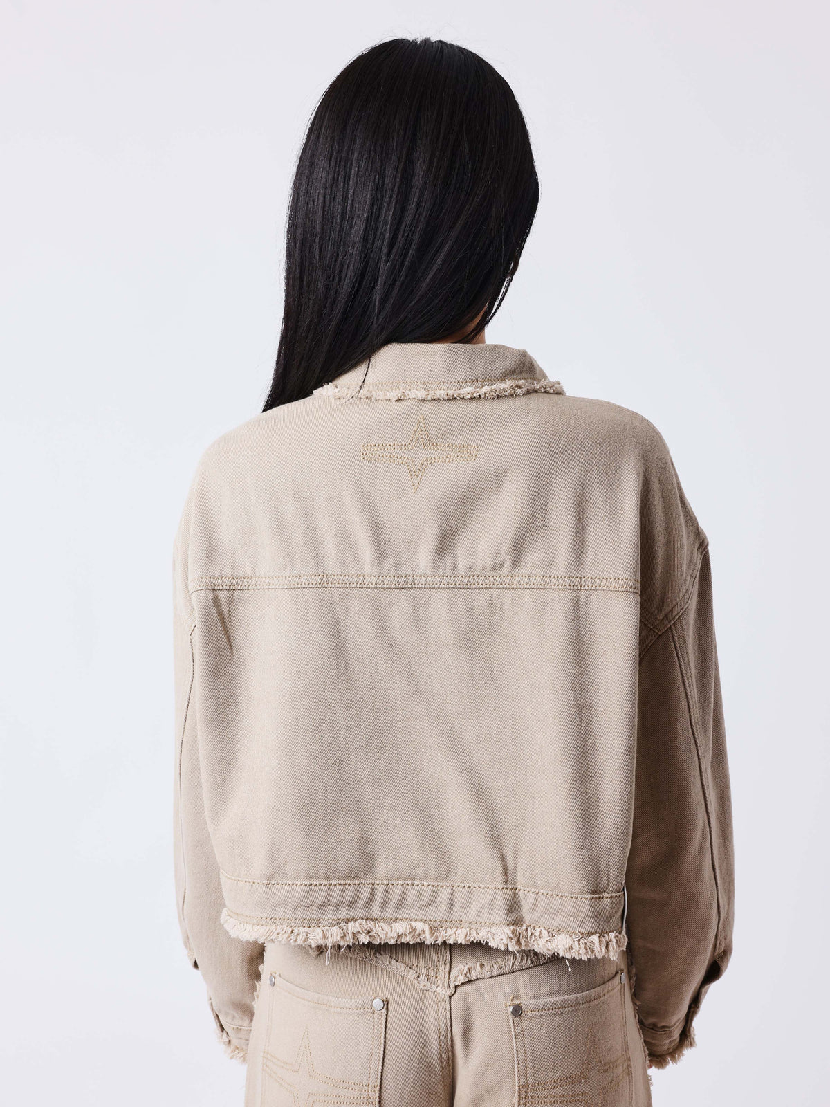 Veste courte Frayed