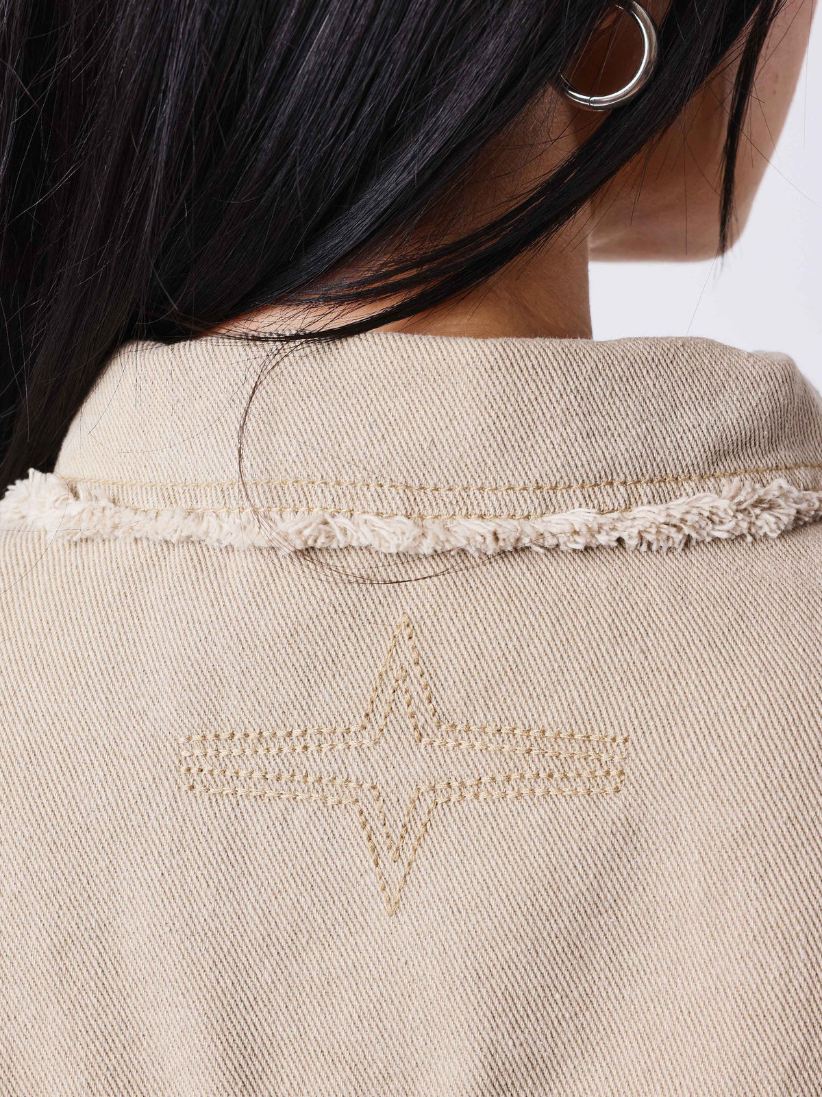 Veste courte Frayed