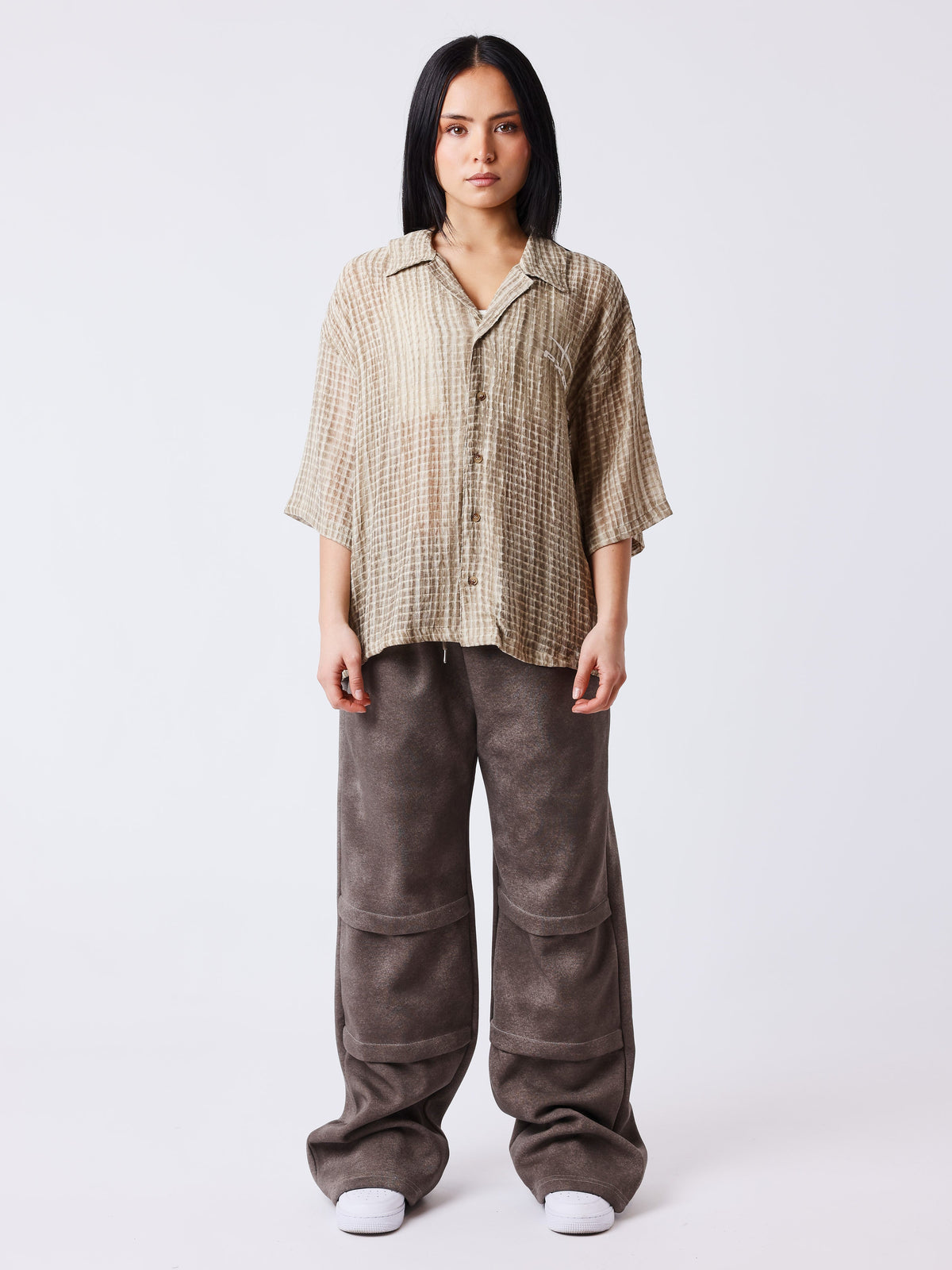 Chemise manches courtes Illusion
