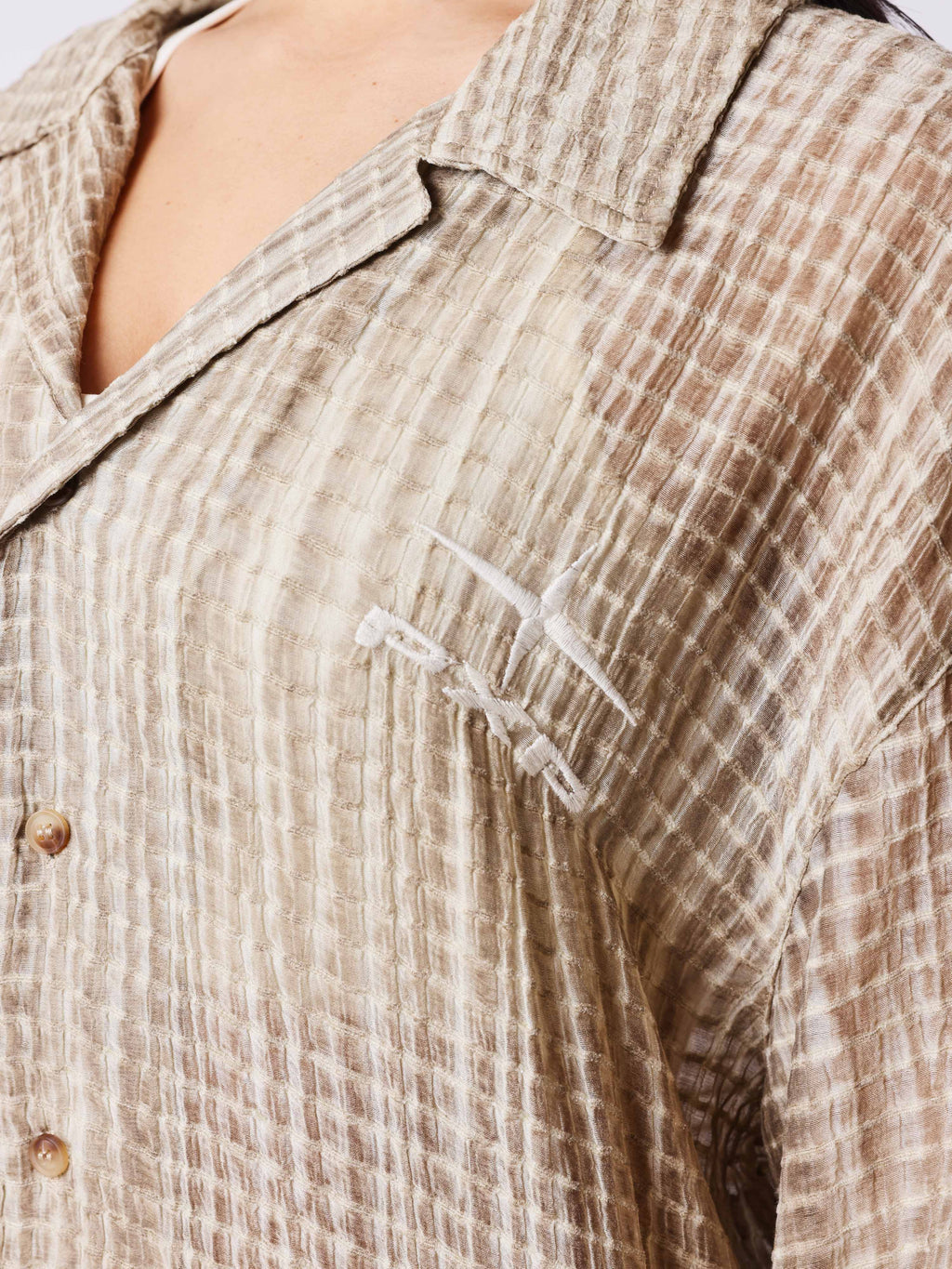 Chemise manches courtes Illusion