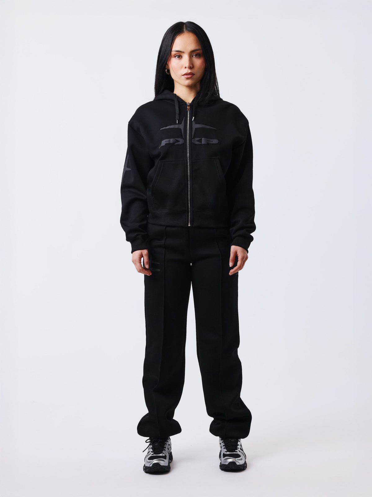 Sweat à capuche zippé Strassy