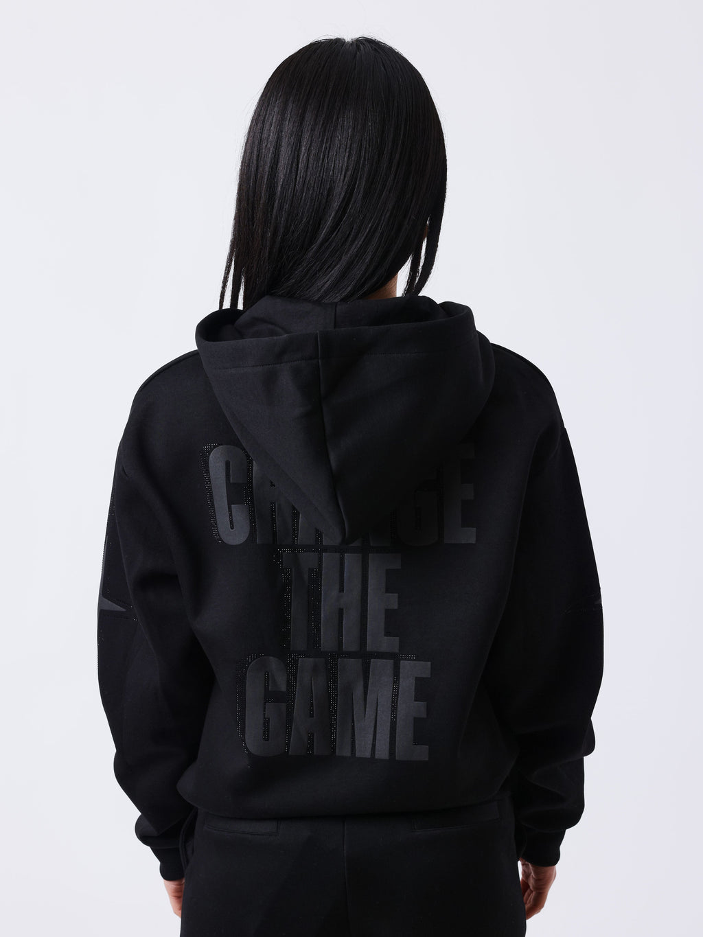 Sweat à capuche zippé Strassy