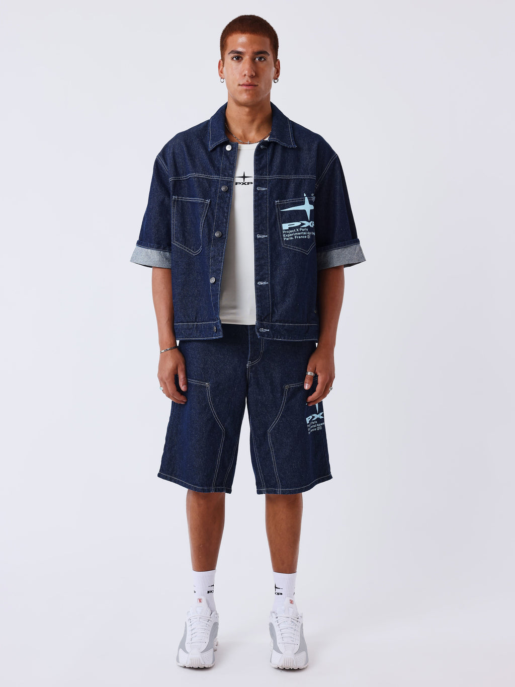 Veste en denim courte Idea