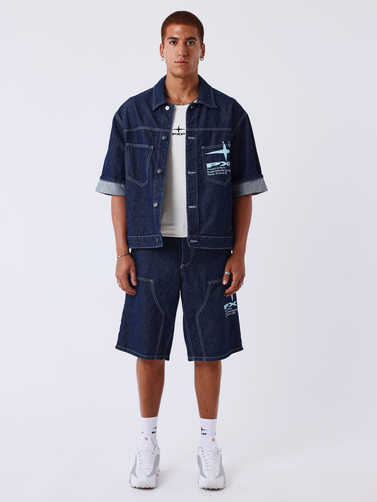 Veste en denim courte Idea