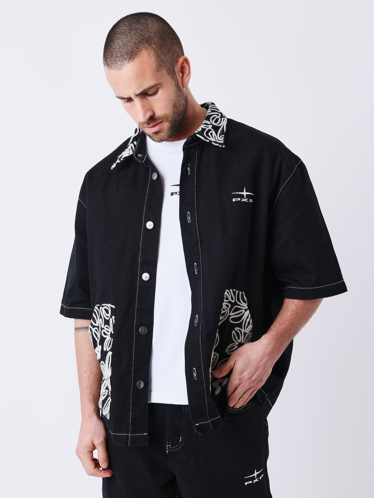 Chemise manches courtes Bandana