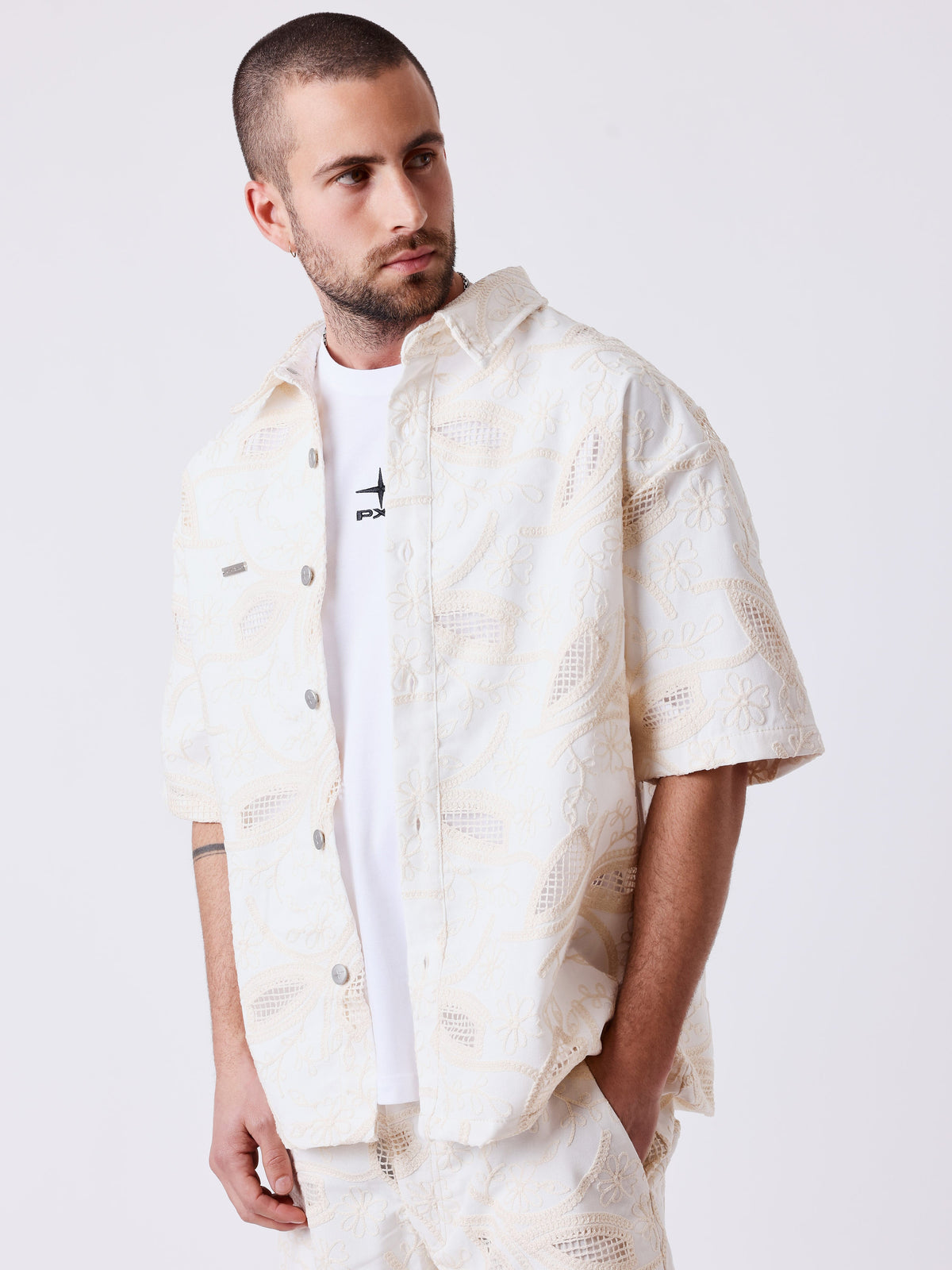 Chemise manches courtes Candide Idylle
